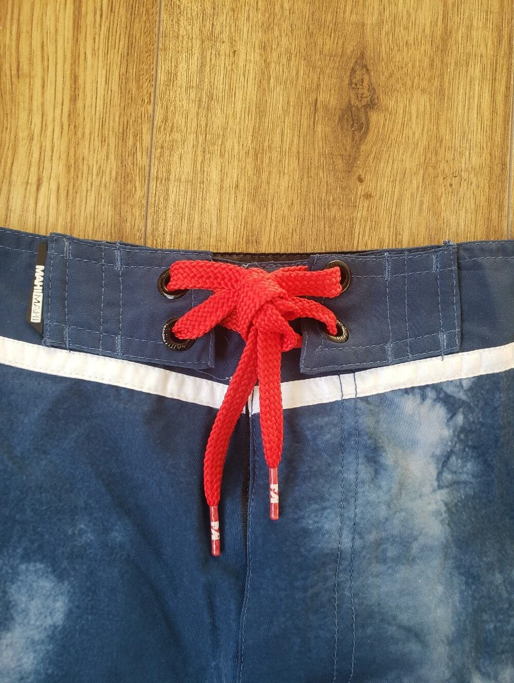 Mah Mahi Men's Multi Pattern Board Shorts Swim Trunks Size 38
